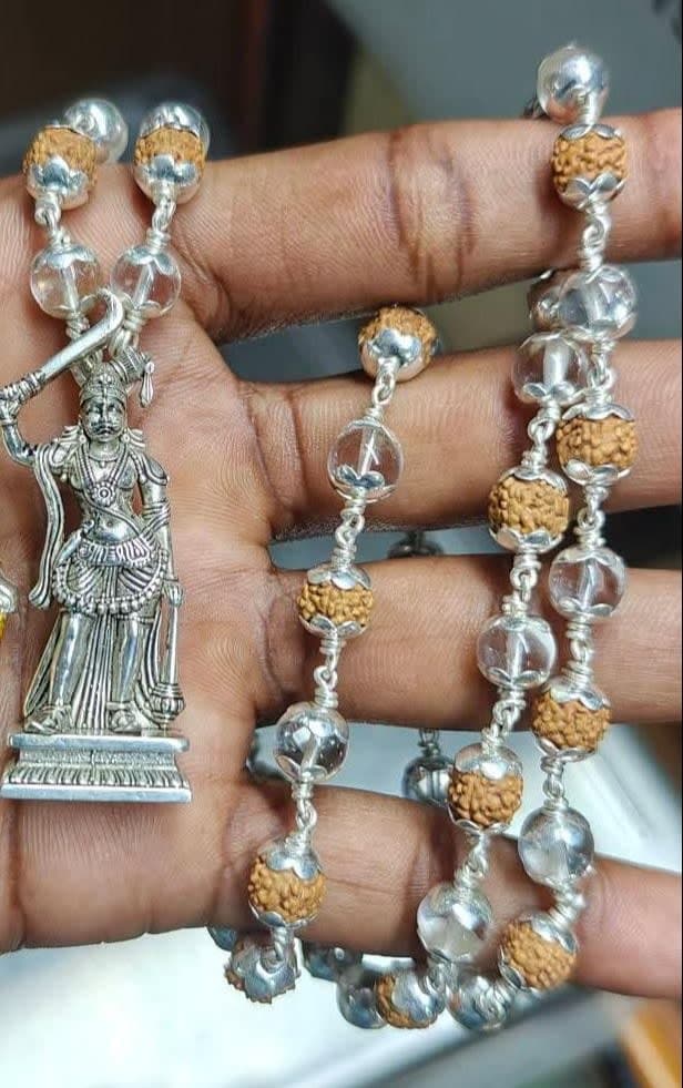 Karuppasamy pendant+malai